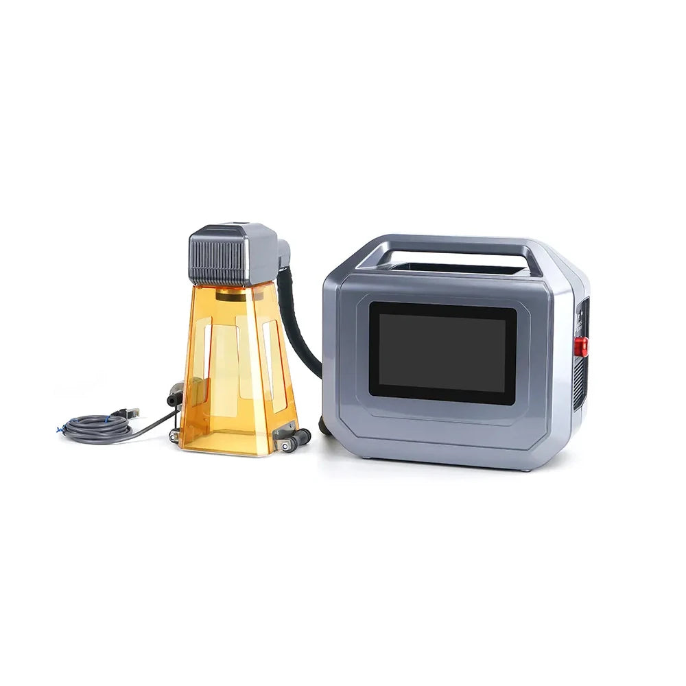 30W Compact Mini Fiber Laser Engraving Machine Plug-Play Design for Home Office Crafting New Condition Factory Cheap Price