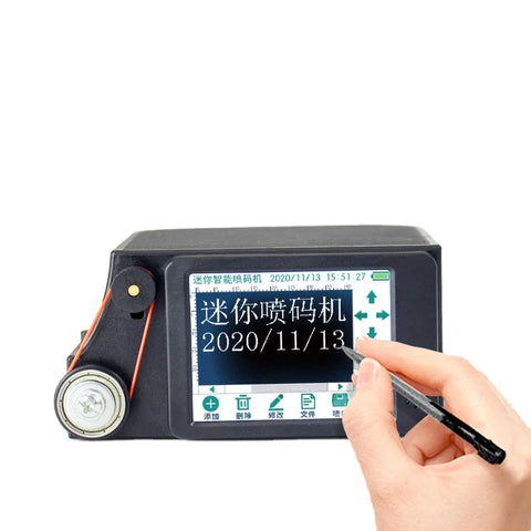 12.7 mm Printing Height Mini Handheld Bottle Inkjet Printer